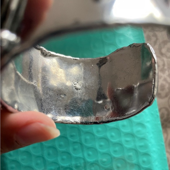 SOLD Amethyst Sterling Silver Bracelet Giant (Read description) - Picture 4 of 6